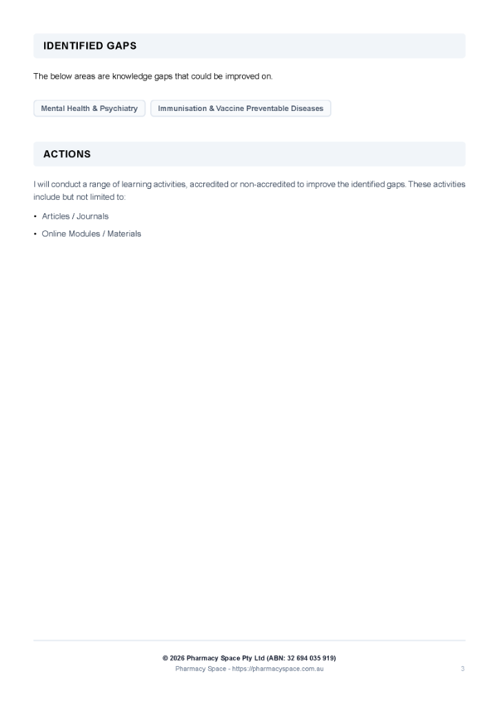 Identify Knowledge Gaps Preview