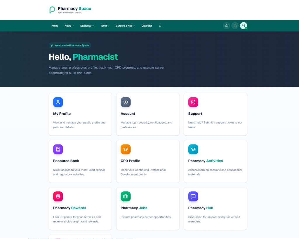 Member Dashboard Preview